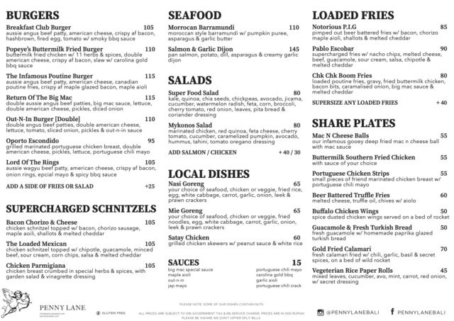 Penny Lane Bali Restaurant Canggu 12 00 21 00 OK NeverneverLand 